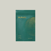WeNatal For Him (One Time) supplement pouch featuring gold text and dot design, ideal for preconception support.