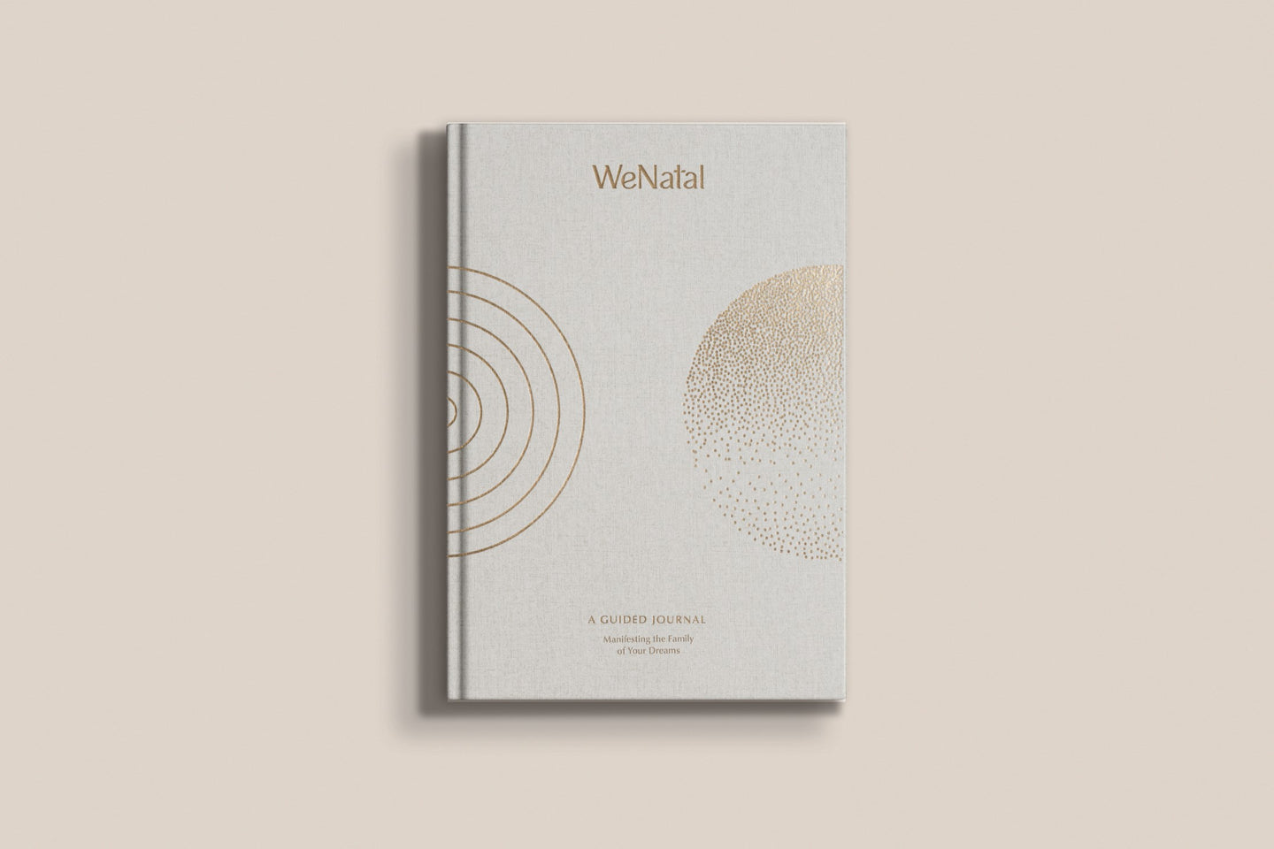 WeNatal Manifestation Journal on a white background
