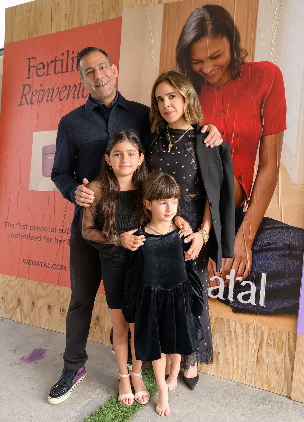 Ronit Menashe with husband Uri and two daughters - WeNatal postpartum support