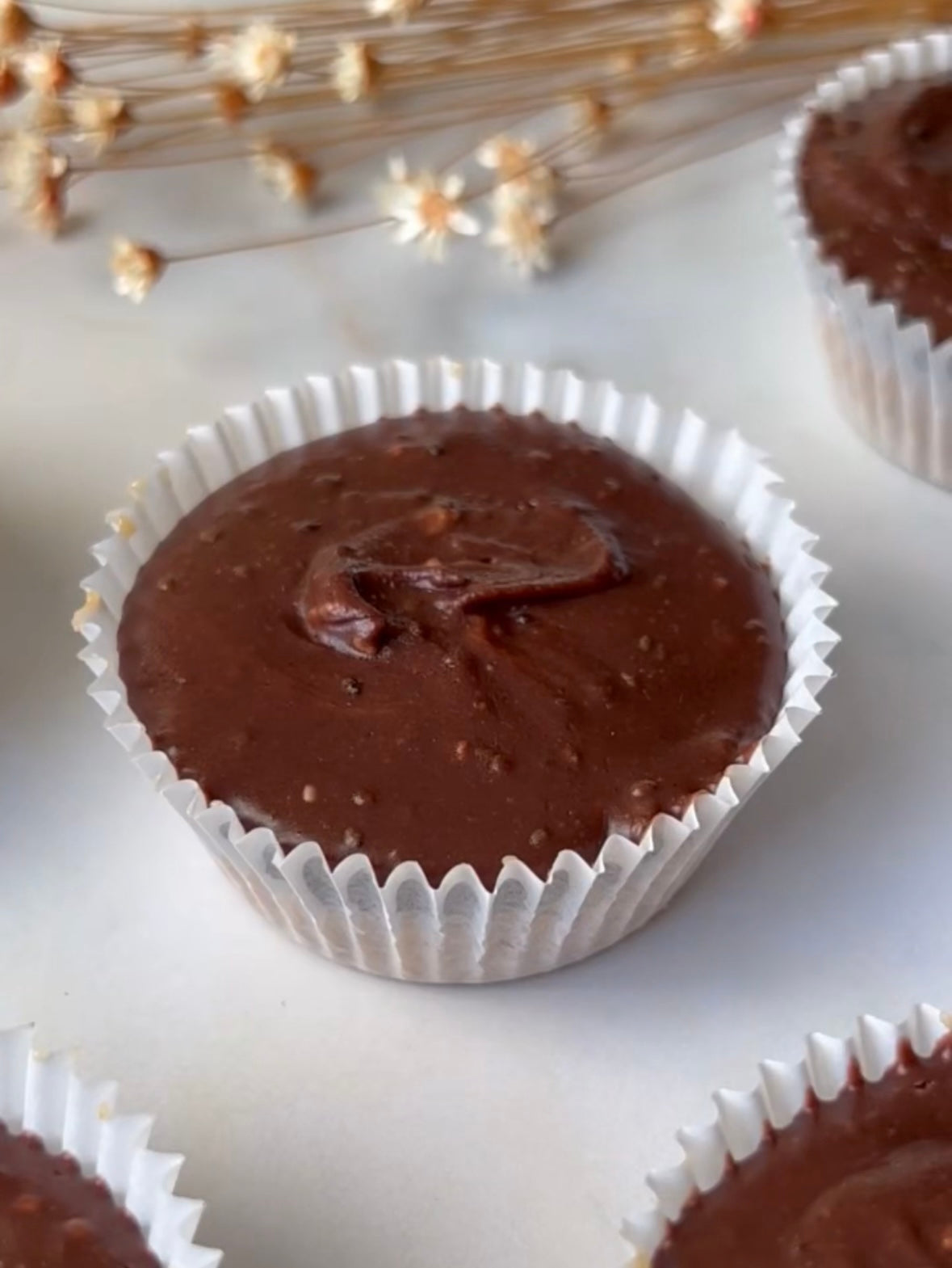 Chocolate Peanut Butter Cluster Cups for Fertility