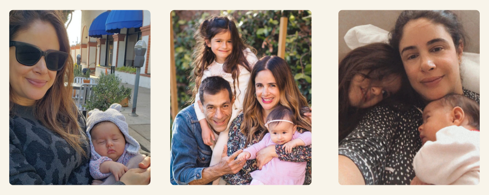 Three candid family photos of a mother with her children, capturing moments of love and resilience featured in a blog about her preeclampsia journey on the WeNatal blog