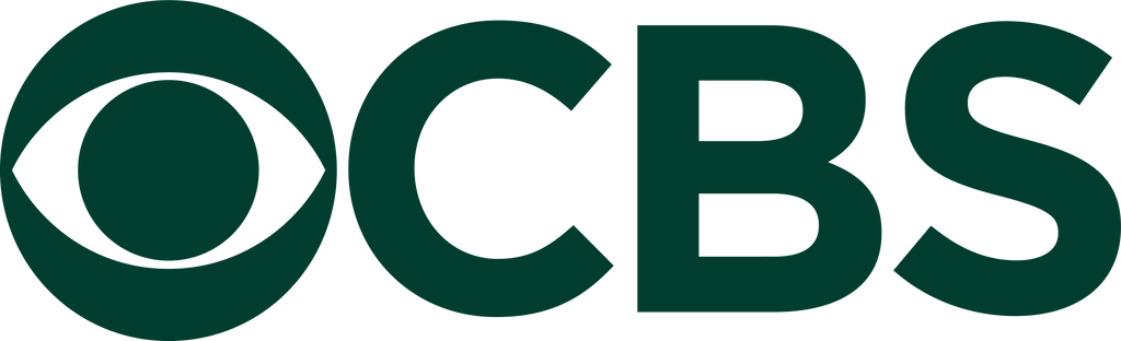 CBS logo in white background