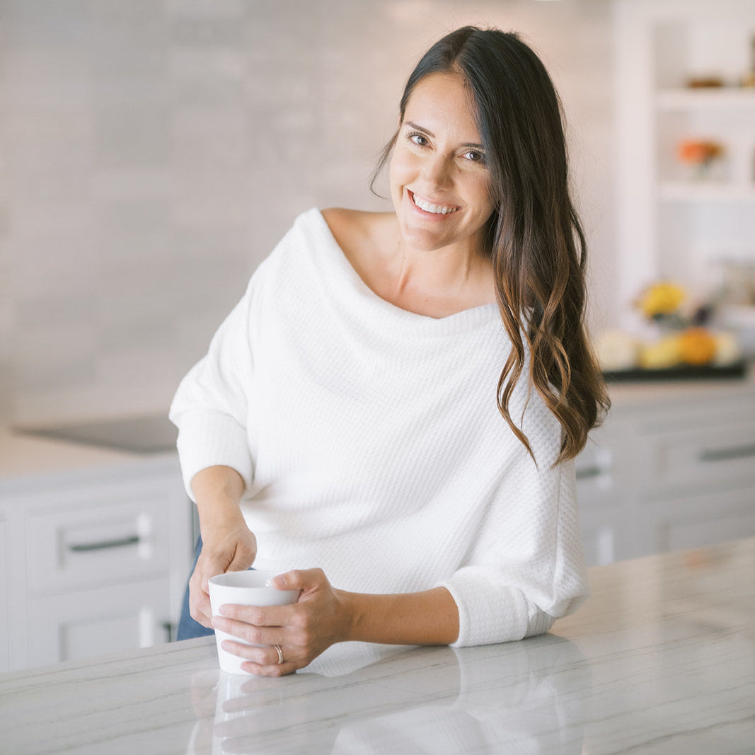 List sitting at countertop 