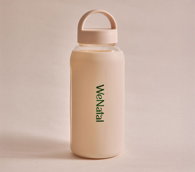WeNatal Water Bottle - Cream