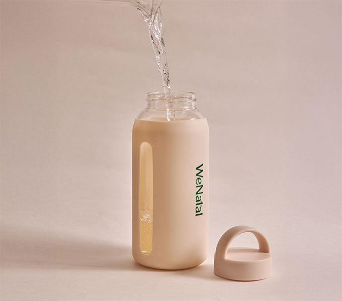 WeNatal Water Bottle - Cream