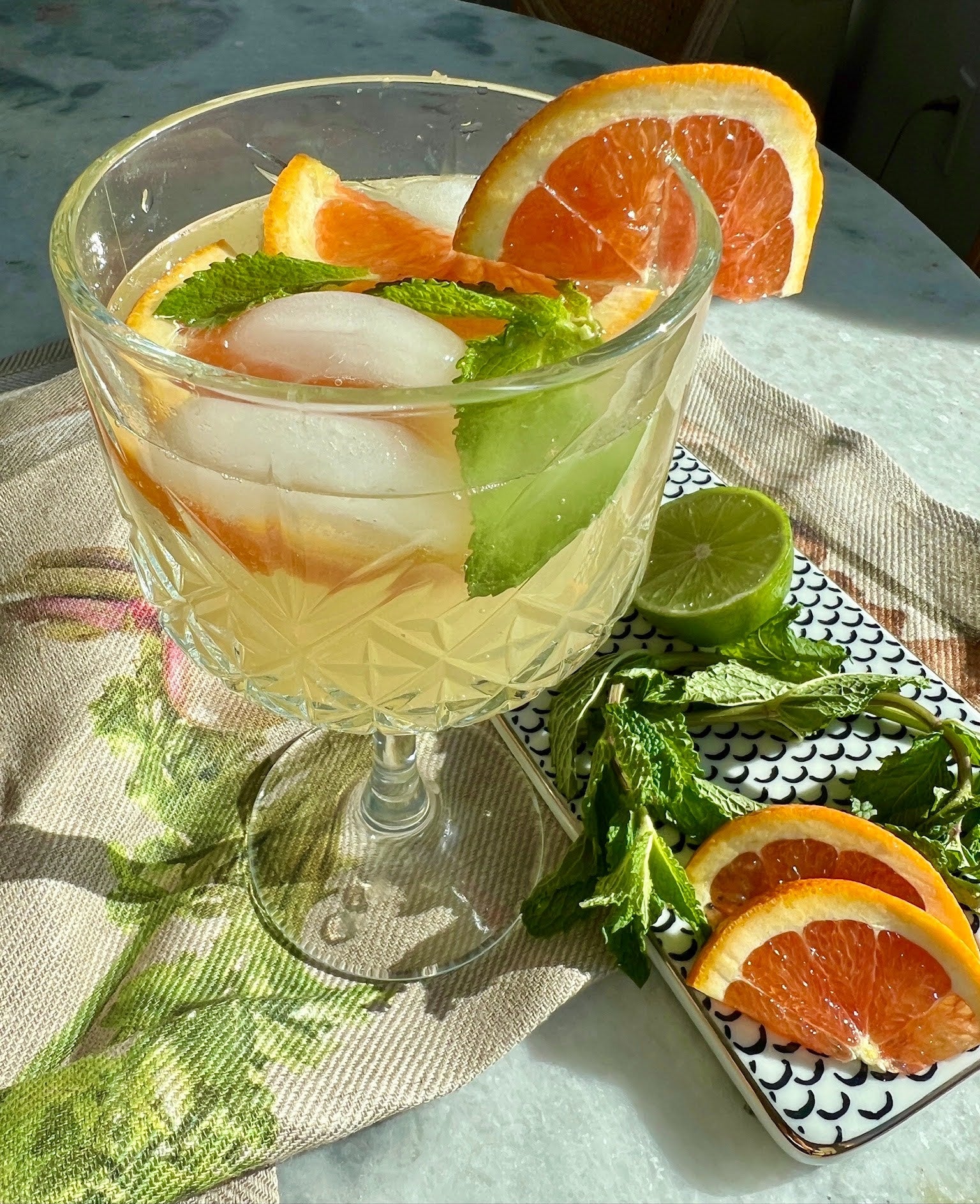 Ginger and Blood Orange Mocktail, a pregnancy-safe fertility drink - WeNatal