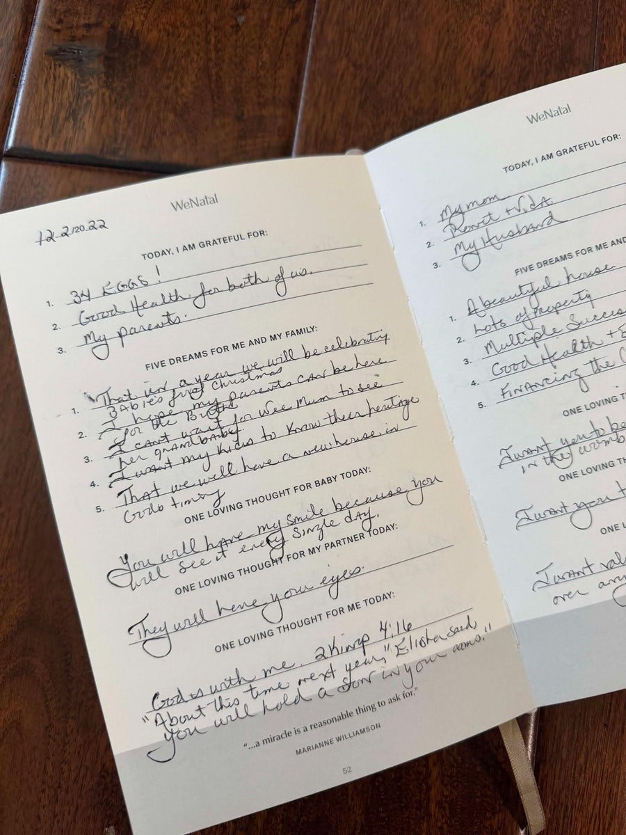 WeNatal Manifestation Journal