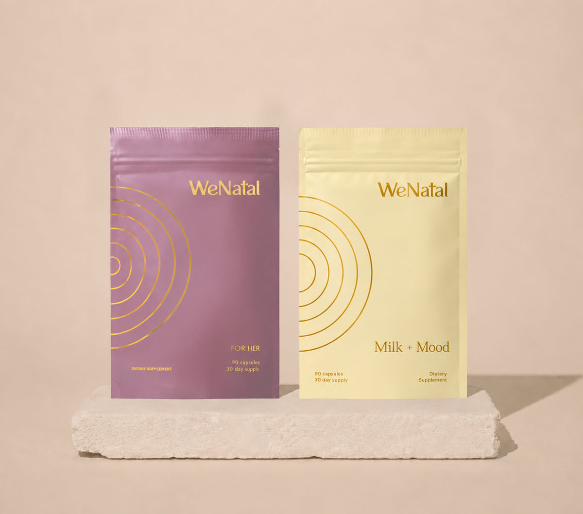 WeNatal For Her & Milk + Mood Duo