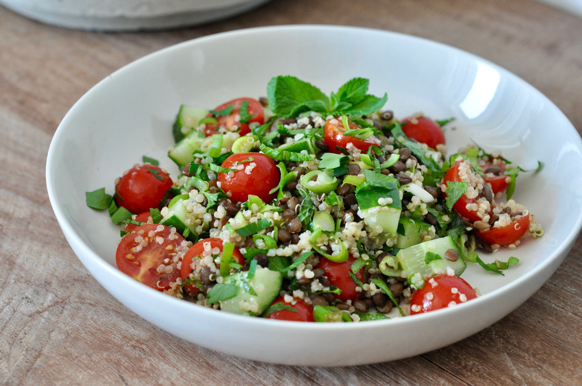 Protein packed tabbouleh salad