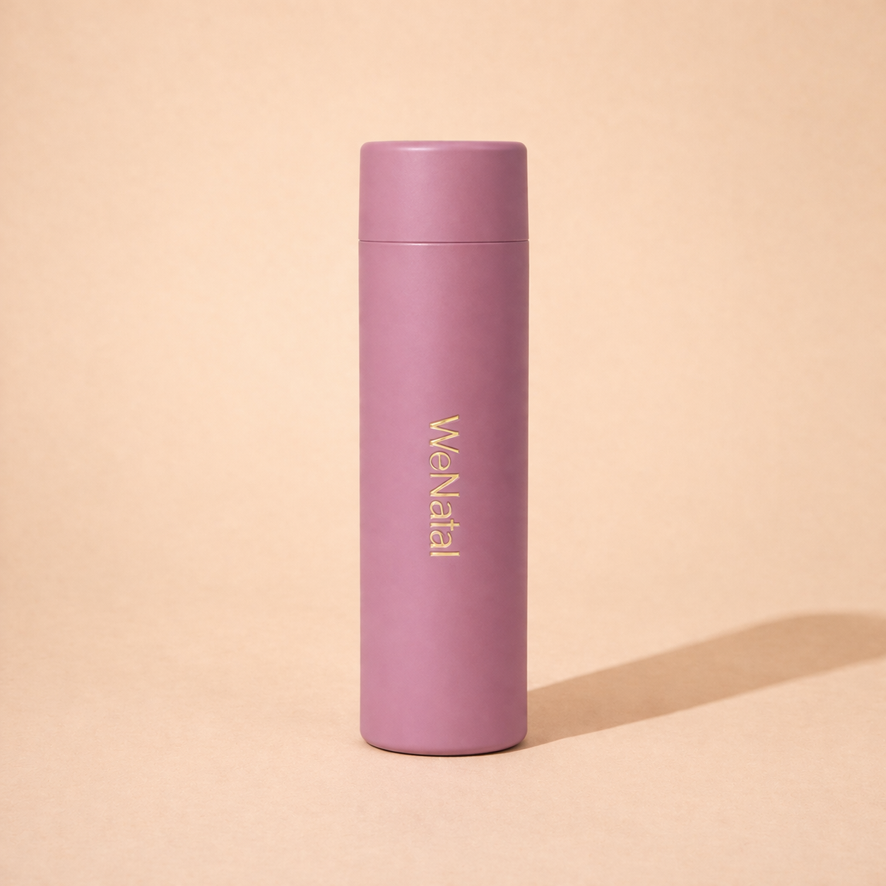 WeNatal Travel Vial offers convenient, on-the-go storage for prenatal supplements, ensuring your daily nutrient support and fertility needs are met with its compact, durable design.