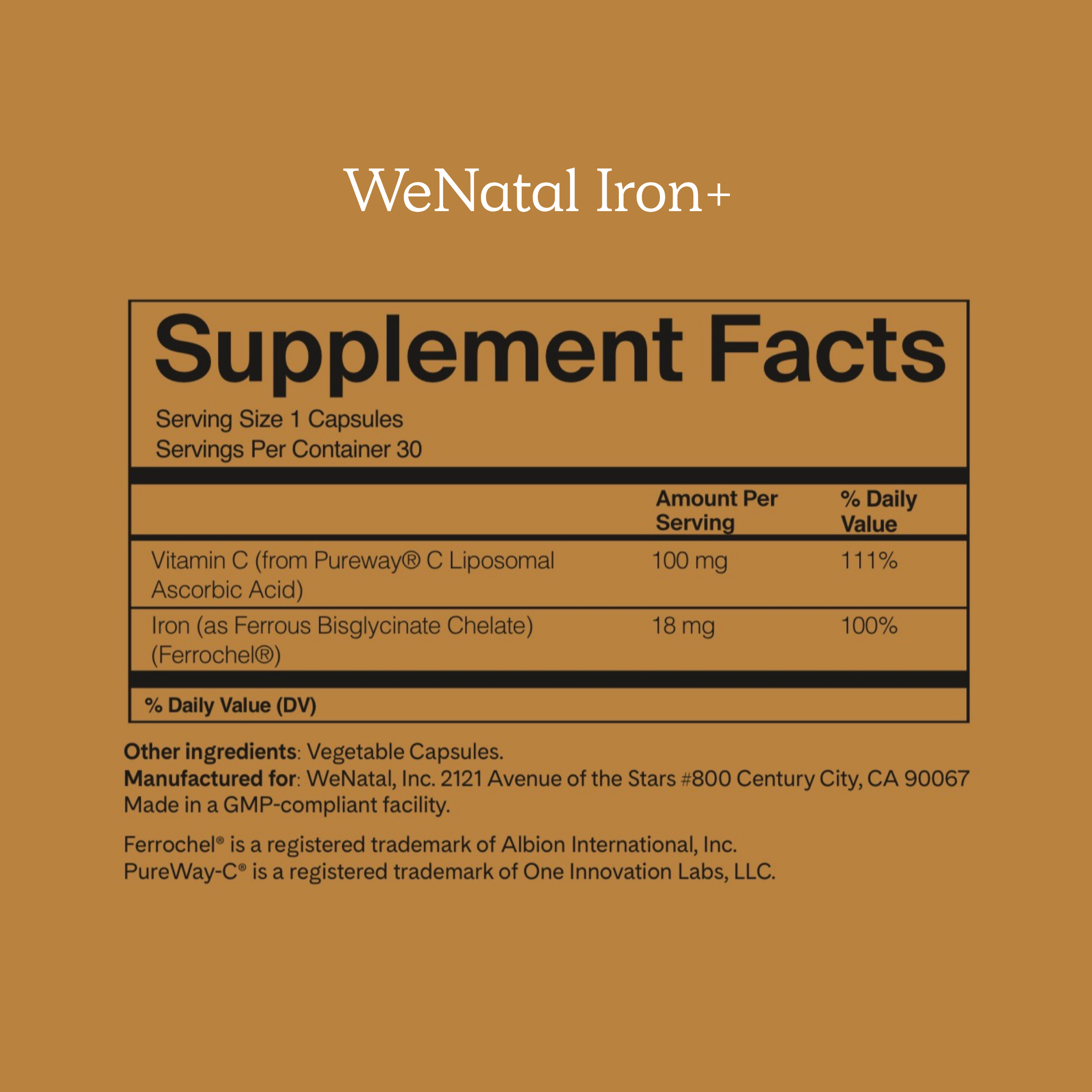 WeNatal Iron+