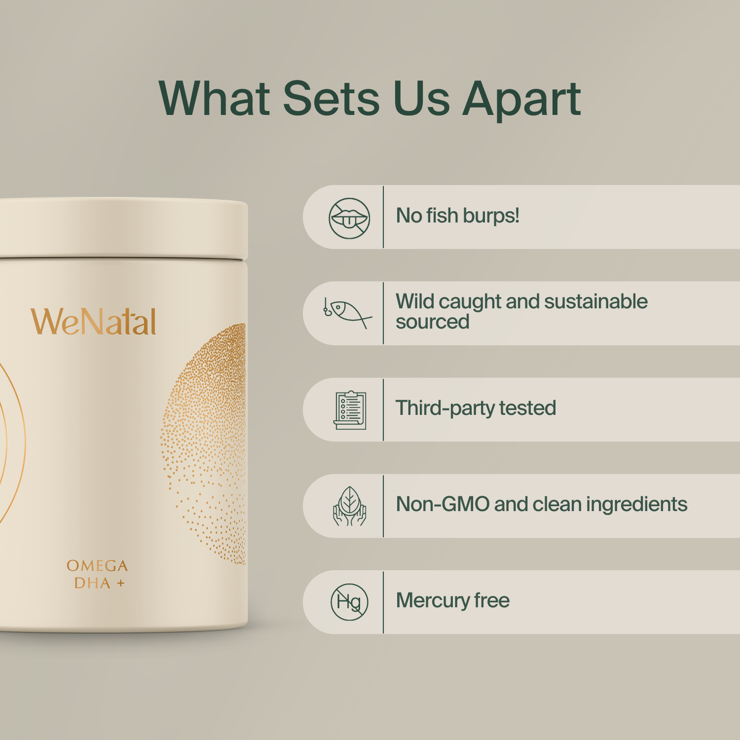 WeNatal Omega DHA + Welcome Kit