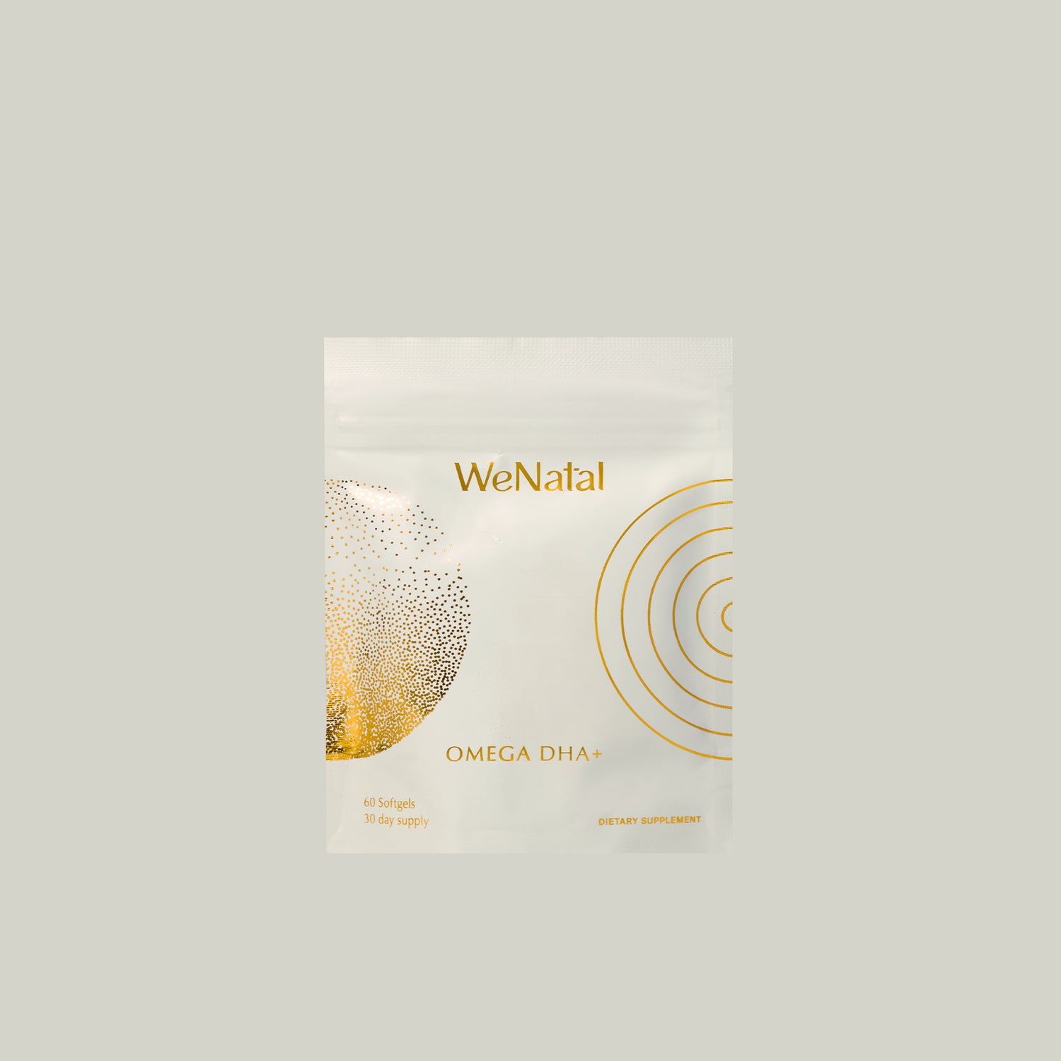 Vitamin supplements pouch for WeNatal Omega DHA +