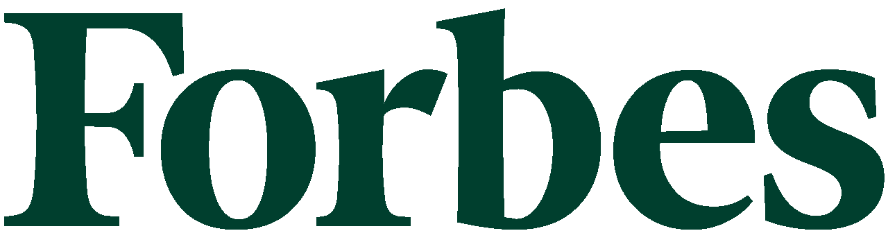 Forbes logo in green text on a white background