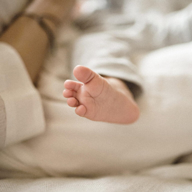 photo of a baby's foot